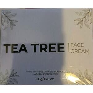Organtic Pure Tea Tree Face Cream - New Sealed Package. 50g/1.76 oz.